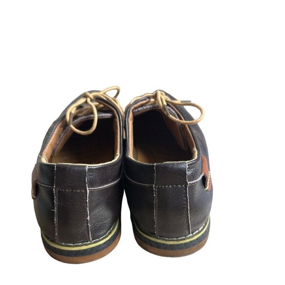 Fashion Mens Dress Oxford Shoes Color Brown Sz 10 1/2 Eur 45 Uk 11 Sku 2277 - Picture 7 of 14